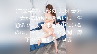 (中文字幕) [DOKI-006] 最近、妻がご近所付き合いに一生懸命で…夫が部屋の中にいるのに、マンションの玄関、廊下で不倫するエロ妻