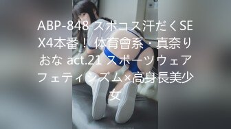 ABP-848 スポコス汗だくSEX4本番！ 体育會系・真奈りおな act.21 スポーツウェアフェティシズム×高身長美少女