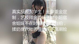 真实反差大学生！土豪重金定制，艺校拜金顶级身材小妞宿舍姐妹不在时露脸淫荡自拍，揉奶揉穴吐舌模仿被干高潮脸