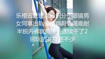 乐橙云管理层知识分子眼镜男女同事出轨偸情胖哥饥渴难耐半脱内裤就搞里头连续干了2回玩的花样还不少