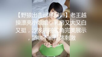 【野狼出击已经回归】老王越操漂亮小姐姐，乳房又大又白又挺，沙发啪啪视角完美展示，娇喘不断淫荡刺激